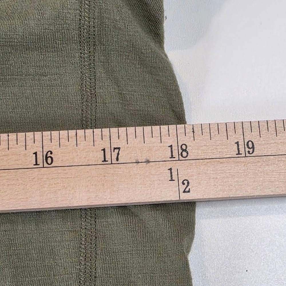 Duckworth Womens S 1/4 Zip Hoodie Olive Green 100% Rambouillet Merino Wool USA - Picture 10 of 11